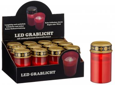 LED Grablicht 7x11 cm(ohne Batt. 2x LR 14 3 Monate Brenndauer) 12er T-Dsp.